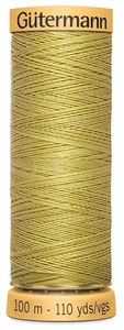 Gutermann Natural Cotton Thread 110yd-Golden Wheat - 103C-8935 - Picture 1 of 1