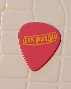 Sex Pistols Band Pink Gitarren-Plektrum - Bild 1 von 1