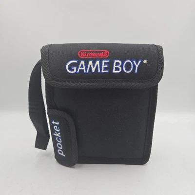 Официальный винтажный Nintendo Game Boy карман для переноски путешествий чехол сумка черный - Изображение 1 из 4