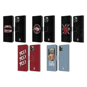 OFFICIAL WWE DANIEL BRYAN LEATHER BOOK WALLET CASE COVER FOR APPLE iPHONE PHONES - Picture 1 of 11
