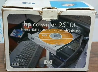 HP CD Writer 9510i 12x 8x 32x CD-Rewritable Drive Internal Ide Kit Open Box - Image 1 of 4