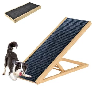 Pet Ramp, 4 Height Adjustable Cat & Dog Ramp for Bed/Couch/Car - Picture 1 of 5