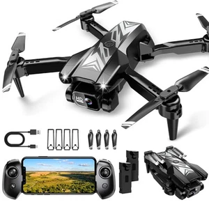 Mini Drone with Camera for Kids Adults-1080P FPV Camera Foldable Drone with S... - Picture 1 of 6