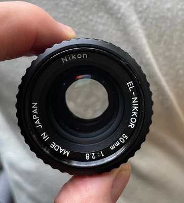 [全新带盒]晚期尼康 EL-Nikkor 50 毫米 f/2.8 N 放大镜头 M39 — 第 1/4 张图片