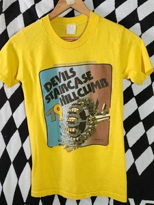 Vintage 1979 Devil's Staircase Hill Climb T-Shirt Size Small Dirtbike, Baby Tee - Bild 1 von 5