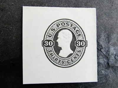 nystamps US Cut Square Stamp # U102 Mint H       N28x2924 - Image 1 of 2