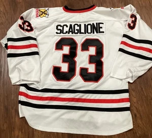 Chicago Blackhawks Jersey Menace Sport #33 Scaglione  - Picture 1 of 9