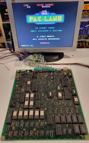 Pac Land Arcade PCB  - Original Namco - JAMMA Adapter - FREE SHIPPING - WORKING