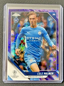 2021-22 Topps Chrome Man. City [Chelsea] COLE PALMER RC Purple Mini Diamond /250 - Picture 1 of 2