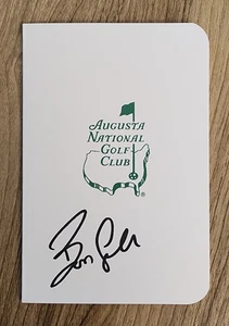 Brian Campbell Signed Masters Scorecard Augusta National Golf Club PGA RAD - Picture 1 of 4