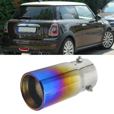 Car Chrome Stainless Rear Exhaust Pipe Tail Muffler Tip For Mini Cooper R57/R58 - Image 1 of 4