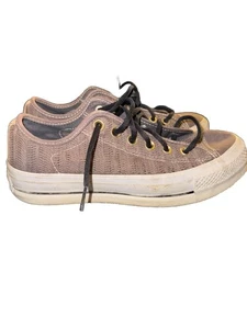 CONVERSE All Star Chuck Taylor Low Top Brown Fabric Womens US 8 UK 6 EUR 39 USED - Picture 1 of 24