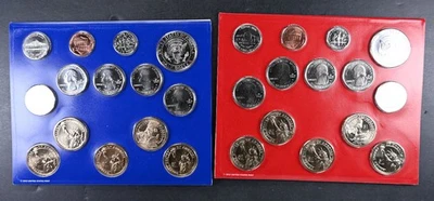 2013-P-D US Mint Uncirculated Coin Set Philadelphia Denver $1 - Image 1 of 2