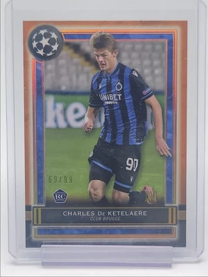 CHARLES DE KETELAERE 2020 MUSEUM COLLECTION UCL ROOKIE COPPER /99 Q5860 - Image 1 of 2