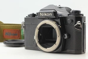 Meter OK [Exc5 w/Strap] Nikon FE Black 35mm SLR Film Camera Body Only From JAPAN - Picture 1 of 11