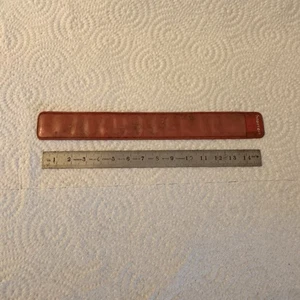 Regla métrica Starrett No CM300 de colección acero 0 - 15 mm 6" de largo hecha en Gran Bretaña - Imagen 1 de 2