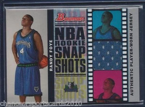 2006-07 BOWMAN RANDY FOYE RC ROOKIE SNAP SHOTS JERSEY 187/199 TIMBERWOLVES - Picture 1 of 2