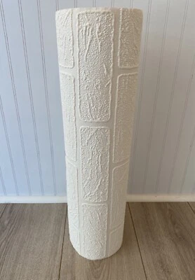 Super Fresco Textured White Brick Paintable Wall Covering #93744 ~ 56sq.ft - Image 1 of 4