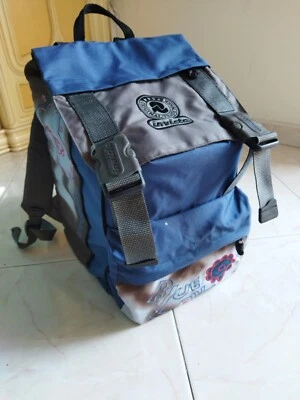Mochila Invicta Plateada Azul USADA buenas condiciones importada directamente desde Milán It Foto 1 de 4