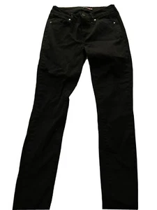 NEU JustFab Skinny schwarze Moto Jeans Größe 25 neu ohne Etikett! 42,00 $ Einzelhandel!! - Bild 1 von 7