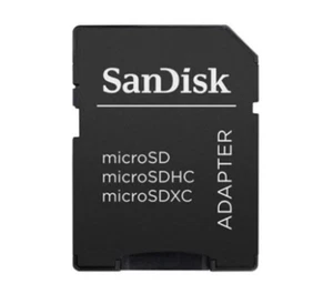 SanDisk Micro SD Mini TF Card Adapter Micro SD to SD Micro sd Card - Picture 1 of 6