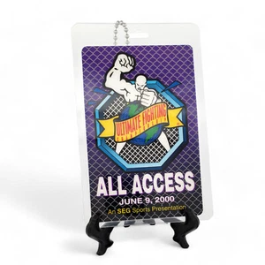 UFC 26 Laminated ALL ACCESS PASS Ultimate Fighting Pat Miletich Matt Hughes - Picture 1 of 6