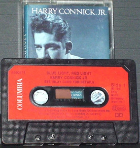HARRY CONNICK BLUE LIGHT RED LIGHT CASSETTE SMOOTH JAZZ CONTEMPORARY COLUMBIA - Picture 1 of 5