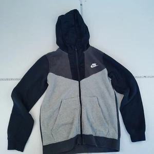 Nike Hybrid Hoodie 14-16 Years Grey Youth Full Zip Hooded Jacket - Picture 1 of 10