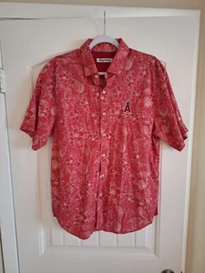 Camicia hawaiana uomo media Tommy Bahama Los Angeles Angels MLB manica corta - Foto 1 di 5