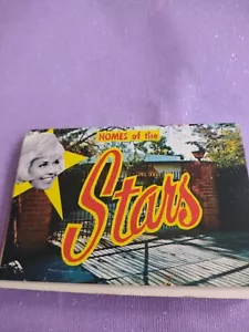 VINTAGE SOUVENIRBILDER BEVERLY HILLS HÄUSER VON FILM- & TV-STARS MINI-BOOKLET - Bild 1 von 6