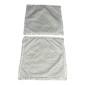 Liz Claiborne Home Throw Pillow Sham Gray Quilted 27” Extra Large Accent Case - Picture 1 of 6