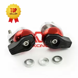 FXCNC CNC Red Frame Slider Crash Guard Protector For YZF R1 2004 2005 2006 Pair - Bild 1 von 12