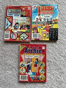 Archie Digest Library Laugh Digest Magazine Comic Book Lot #49 #55 #33. - Picture 1 of 2