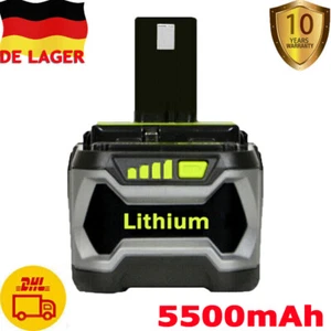 Für Ryobi RB18L50 5,5Ah One+ Plus P108 18V Lithium High Capacity Akku P104 P109 - Foto 1 di 11