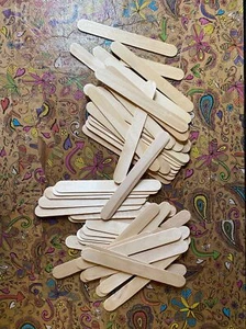 100 + Jumbo Craft Sticks, popsicle sticks, tongue depressors, mixing, Kids craft - Picture 1 of 3