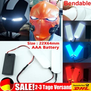 DIY Biegsame LED Light Eyes Kits für Iron Man Batman Helm Cosplay Requisiten. - Bild 1 von 14