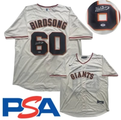 Hayden Birdsong Signed Jersey PSA/DNA San Francisco Giants Autographed - Image 1 of 4