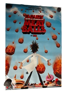 Cloudy with a Chance of Meatballs Original Movie Poster 40" X 27" - Bild 1 von 7