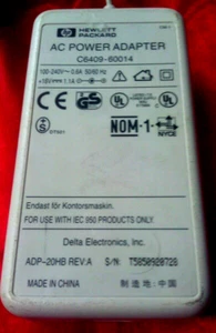 Genuine HP AC Power Adapter 18V - 1.1A C6409-60014 ADP-20HB w/Power Cord - Picture 1 of 3