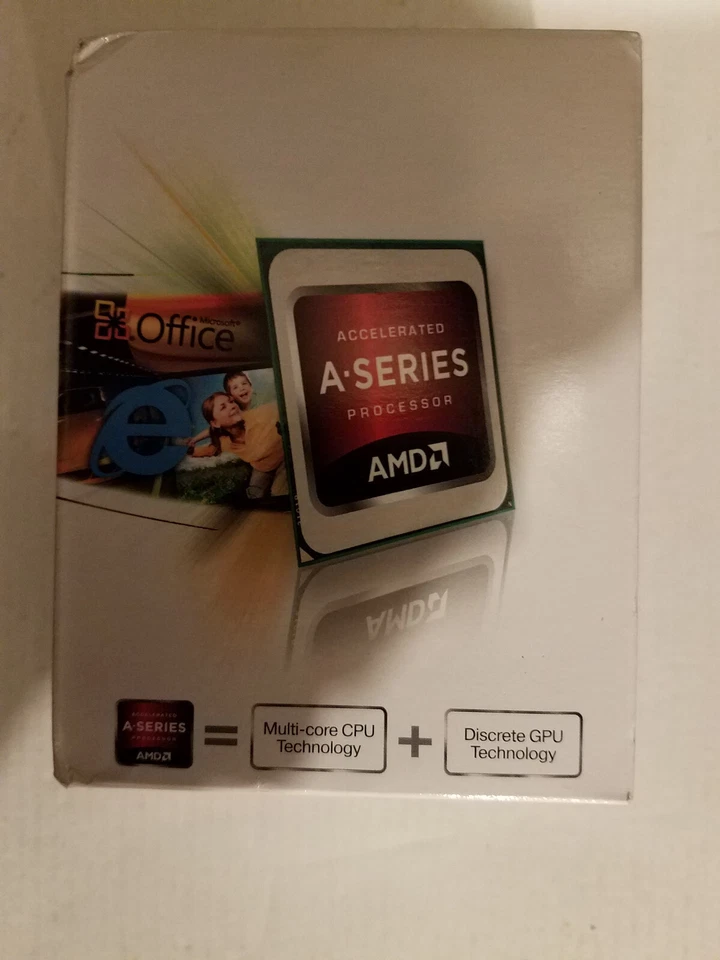 AMD A4 5300 Dual Core 3.4 GHz Socket FM2 CPU AD5300OKHJBOX - Image 1 of 4