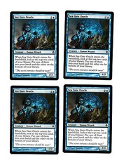 4x Sea Gate Oracle EX Rise of the Eldrazi Magic Commander EDH 4x x4