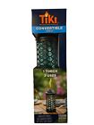 TIKI Convertible Torch Glass 1 Torch 3 Uses, 65 Inches, Blue New