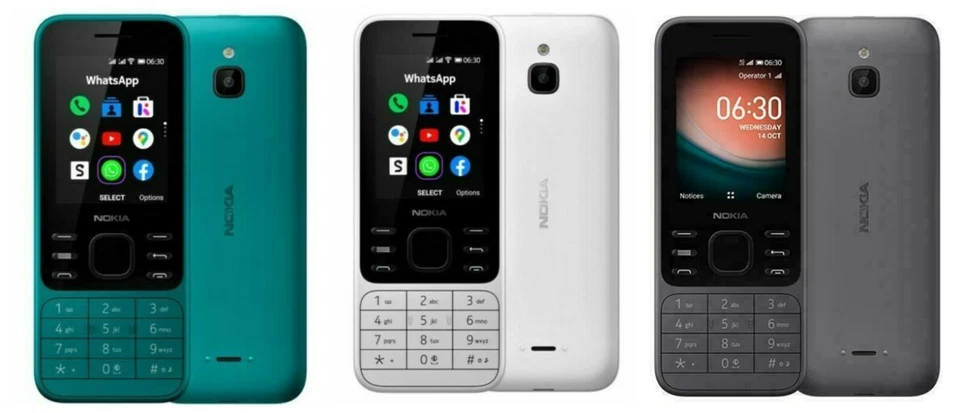 Nokia 6300 4G 2.4 Inch SIM Free Phone with WhatsApp. DUAL SIM - Image 1 of 1