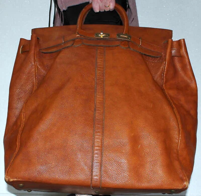 Rindsleder Weekender Tragetasche aus 100% argentinischer Rindsleder - Bild 1 von 4