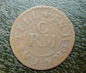 Lincolnshire Horncastle 17th Century Farthing Token W122 1/4d Richard Cater Rare - Picture 1 of 2