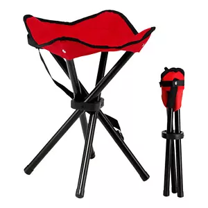 Portable Folding Camping Stool Outdoor Travel Beach Picnic Hiking Fishing Chair - Picture 1 of 13