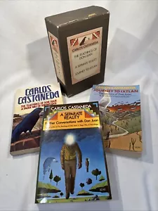 Carlos Castaneda DON JUAN Touchstone Box Set Paperback Books ANTHROPOLOGY 1970s - Picture 1 of 10