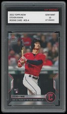 STEVEN KWAN 2022 TOPPS NOW 1ST GRADED 10 ROOKIE CARD #OS-4 CLEVELAND GUARDIANS