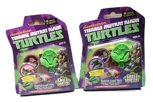 2x Official Nickelodeon Ninja Turtle Shell Shooters Starter Game Kids Play Gift - Picture 1 of 3