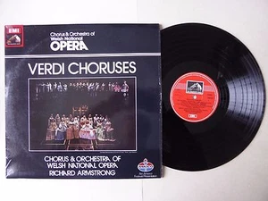 Verdi Choruses Chorus & Orchestra of Welsh Opera Richard Armstrong Vinyl ASD3811 - Picture 1 of 1